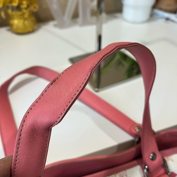 MCM WHITE VISETOS SHOPPING TOTE - Picture 5 of 16